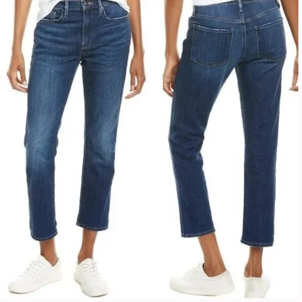 Frame Denim Women's Boyfriend Jeans - Dark Blue